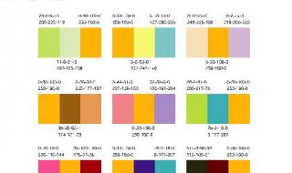三色高级感搭配图片