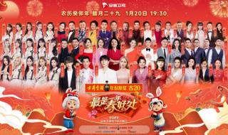 安徽卫视春晚节目表